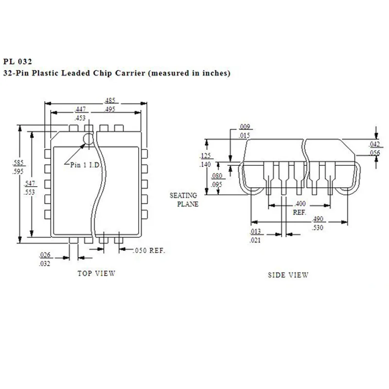 WL-PL32-U1 Adapter for Wellon Programmer Adapter PLCC32 Adapter PLCC32 Socket