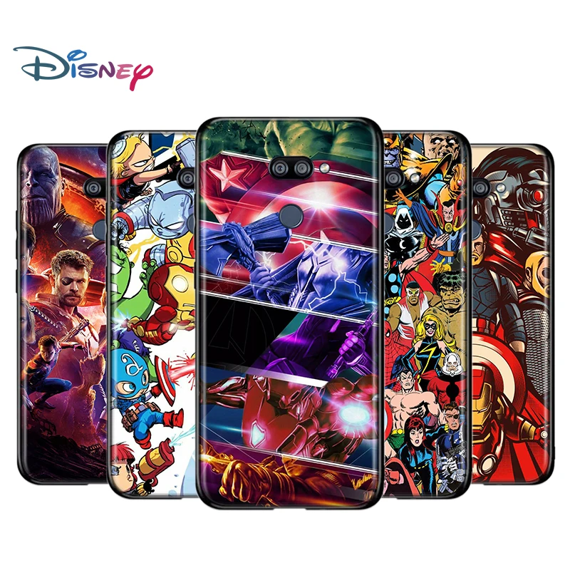 

Silicone Cover The Avengers For LG K22 K71 K61 K51S K41S K30 K20 2019 Q60 V60 V50S V40 V35 V30S V30 G8S G8X ThinQ Phone Case