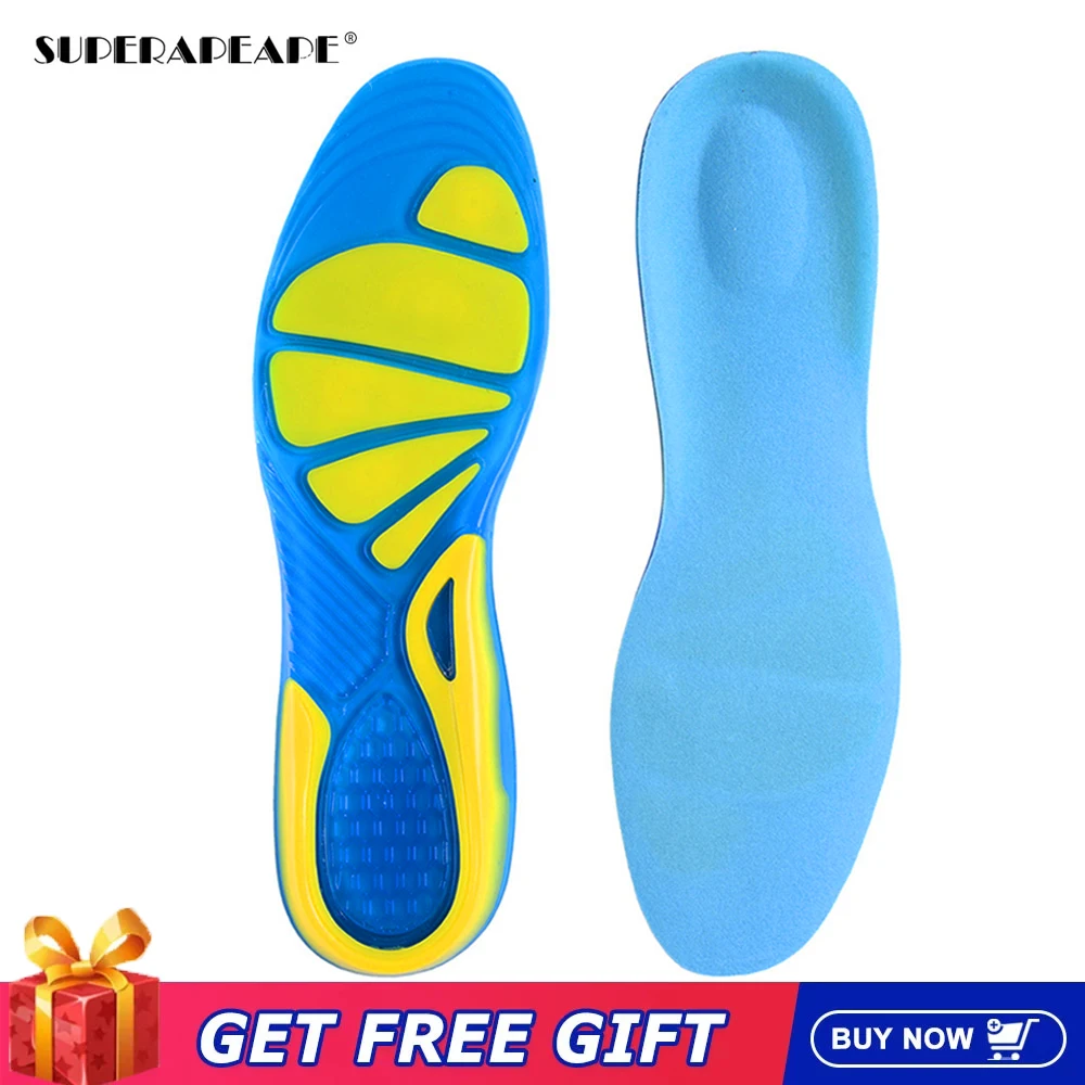 

Silicone Gel Insoles Foot Care for Plantar Fasciitis orthopedic Massaging Shoe Inserts Shock Absorption Shoe pad Unisex