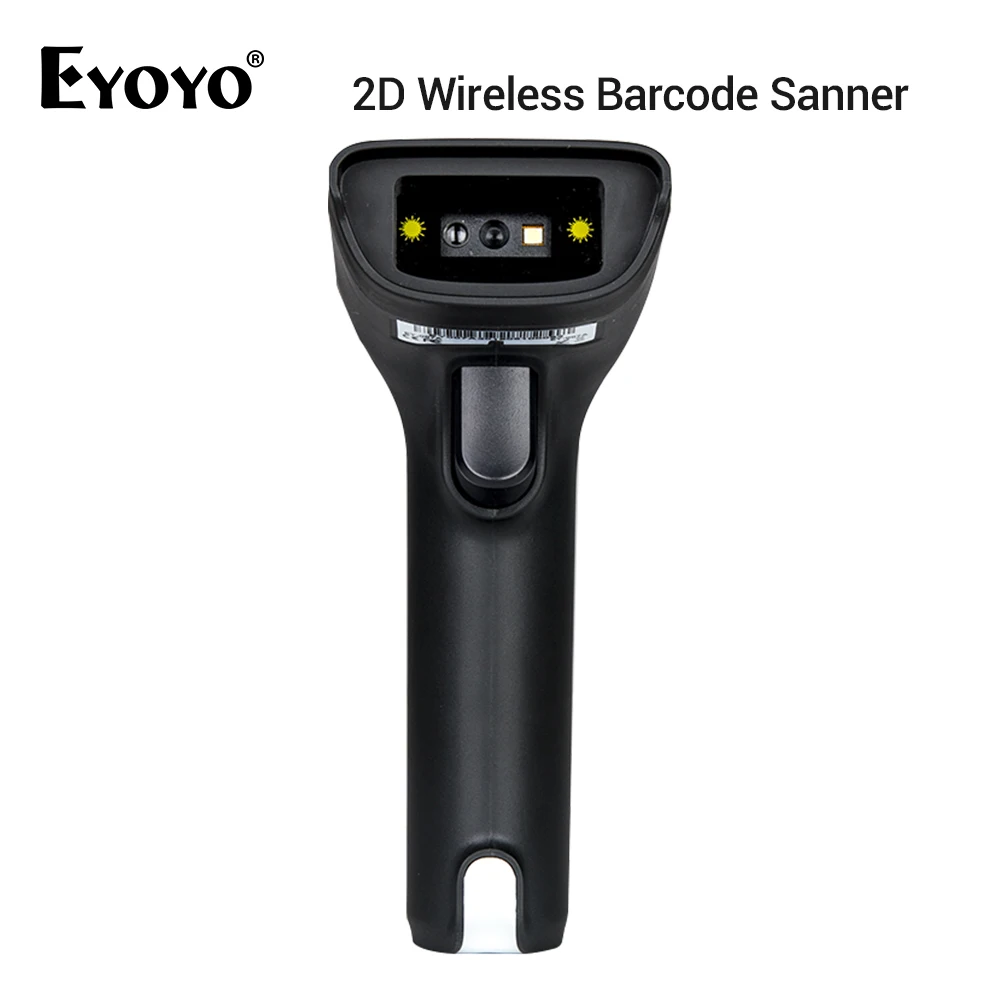 EYOYO EY 007A Ручной 1D/2D сканер штрих кода беспроводной 2 4G 2D считыватель QR Вибрация PDF417