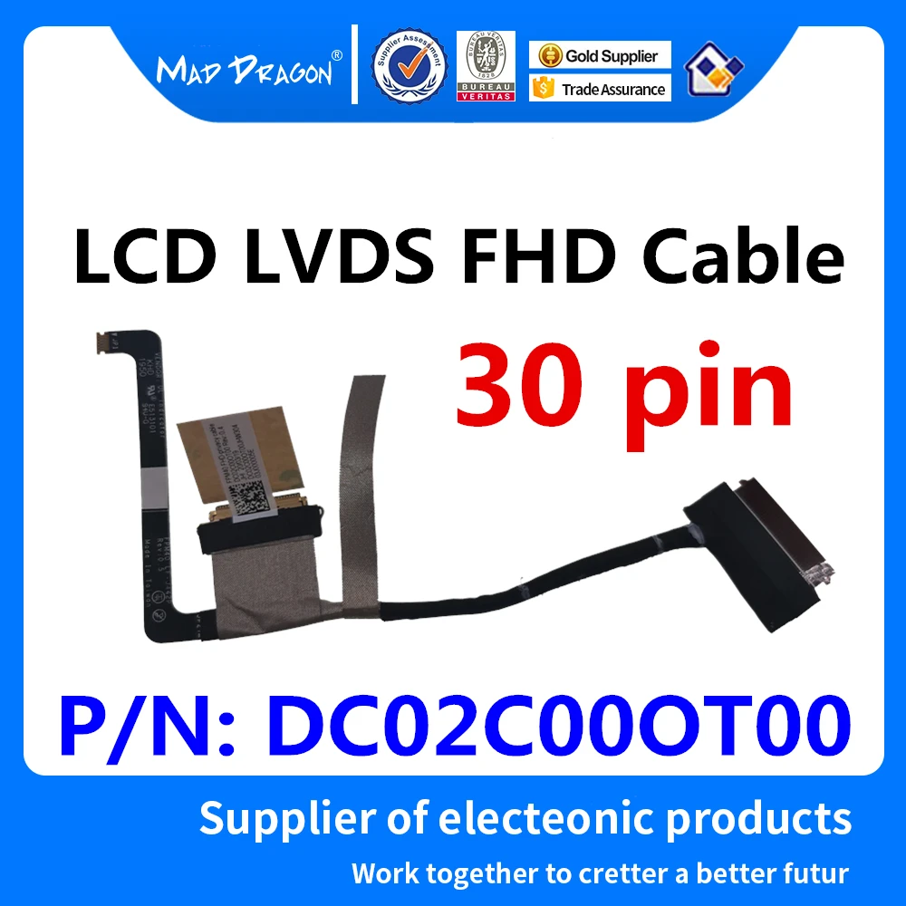 Новый оригинальный ноутбук ЖК LVDS кабель EDP видео для FPM40 FHD 1920*1080 DC02C00OT00 30