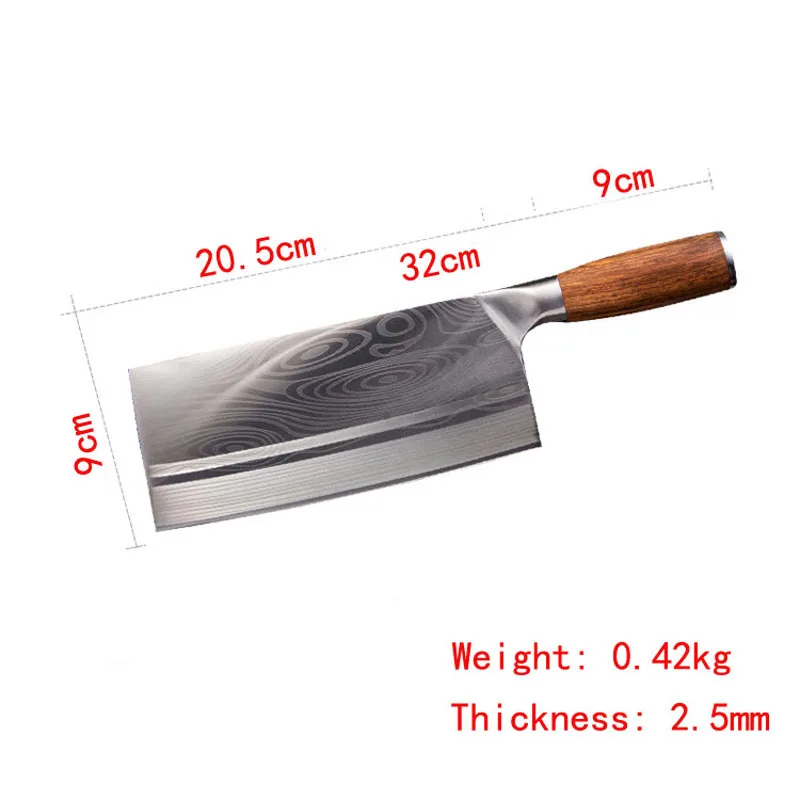 Liang Da китайские ножи для нарезки супер острое лезвие нож овощей мяса рыбы 4Cr13