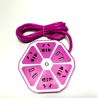 Extension Socket Board With Usb Port Mobile Phone Charging Power Strip Outlet For Home Office Multifunctional Smart Electric