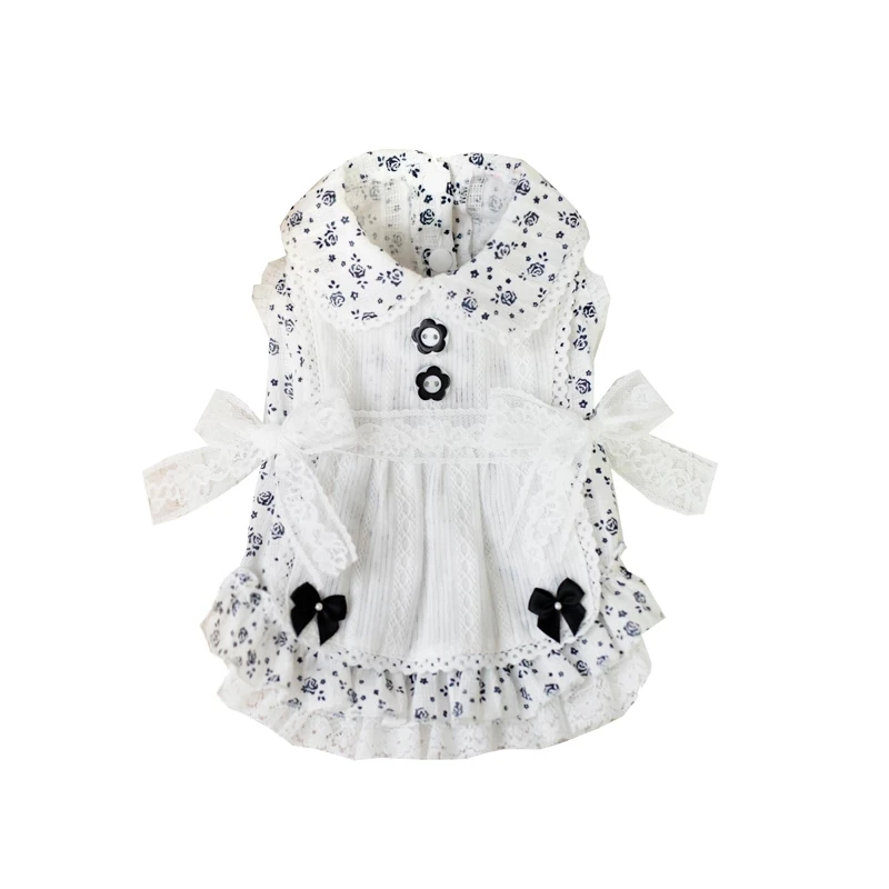 

Puppy Small Dog Dress Skirt Poodle Cute Female Dogs Luxury Clothes Pet Clothing Pomeranian Maltese Costume Chihuahua
