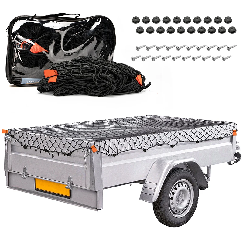 Выдвижной сетчатый черный резиновый трос для безопасного переноса внешнего