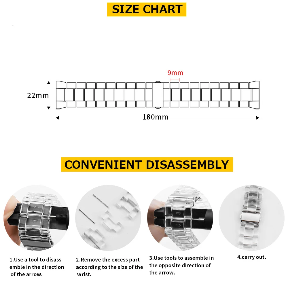 

Watch Strap Case For Fitbit Versa / Versa 2 Band Correa Transparent Steel For Fitbit Lite Bracelet Watchband Accessories