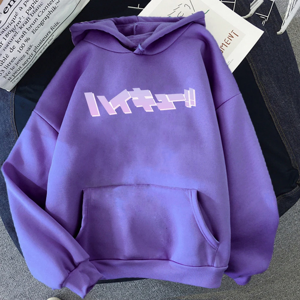 

Haikyuu Men'S Hoodie Vintage Japan Anime Punk Man Sportswear Loose Street Brand Hip Hop Sweatshirts Warm Long Sleeve