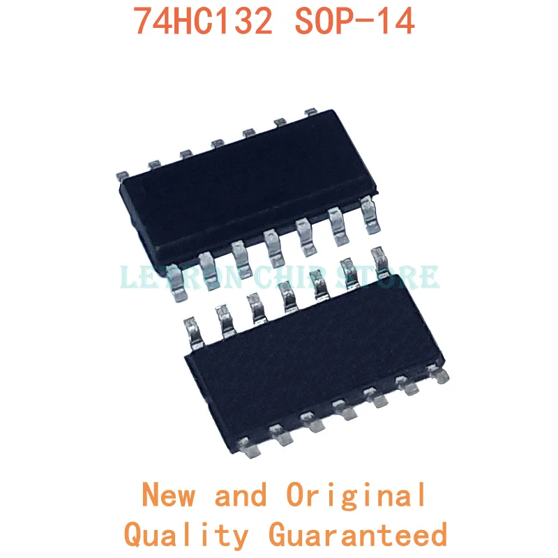Новый и оригинальный чипсет IC, 10 шт., 74HC132 SOP14 74HC132D SOP-14 SN74HC132DR SOP 74HC132DR SOIC14 HC132 SOIC-14 SMD