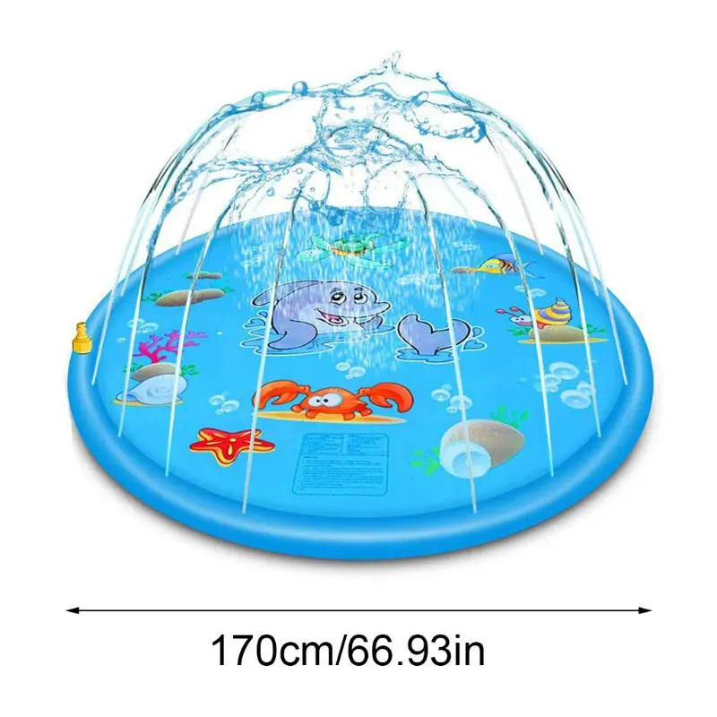 Надувная подушка из ПВХ детский игровой коврик для распыления воды уличный газон