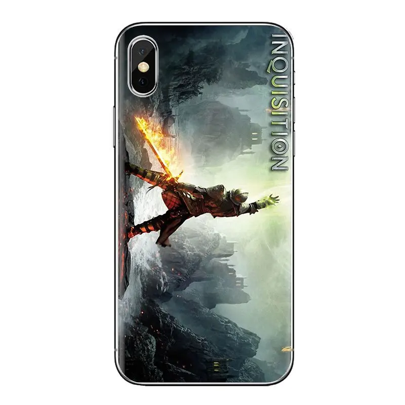 Силиконовый чехол для телефона Dragon Age Inquisition Game Illust iPod Touch Apple iPhone 4 4s 5 5S SE 5C 6 6S 7 8 X XR XS