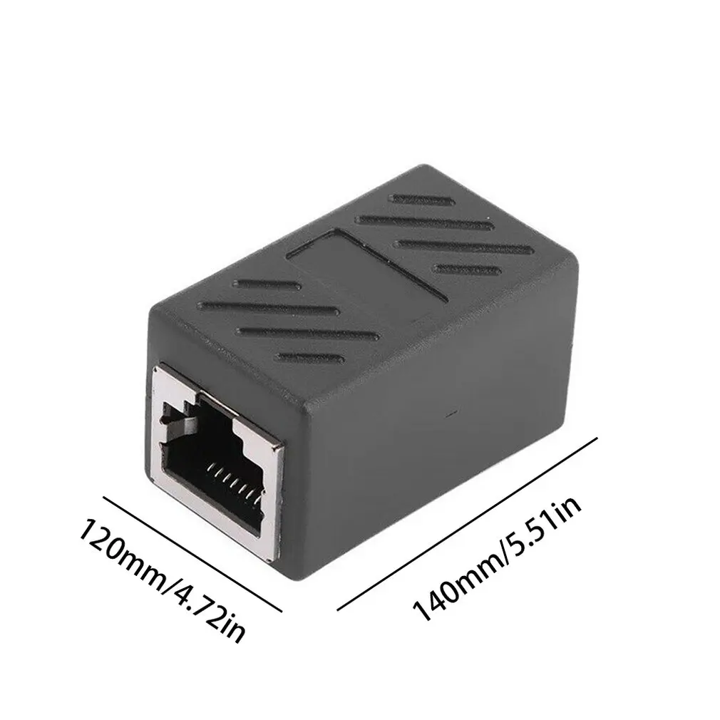 

5 x RJ45 Connector Cat7/6 Ethernet Adapter Network Extender Convertor Extension Cable for Ethernet Cable Female to Female