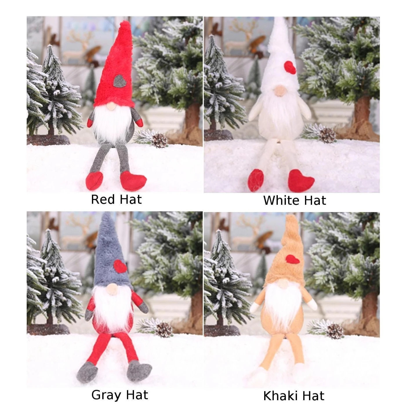 Ткань Горячая редкая Рождественская плюшевая кукла мягкая игрушка