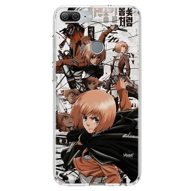 attack on titan hot anime cover phone case for huawei y5 y6 y7 y9 honor 10 lite 9 9x 8a pro 8s 8x p smart z 2019 7a 7x 20 10i free global shipping