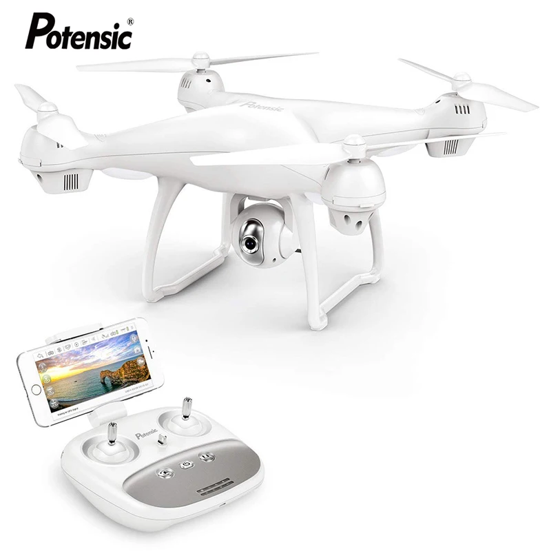 Potensic T35 2,4 ГГц Радиоуправляемый Дрон 1080P Wifi FPV HD камера удержание высоты один ключ возврат/посадка взлет Безголовый Радиоуправляемый квадрокоптер Дрон
