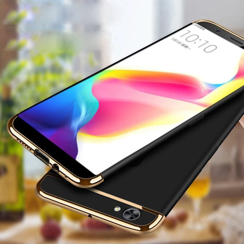 UPaitou Case For OPPO F5 Luxury 3in1 Hard PC Back Cove for Full Cover Shell |