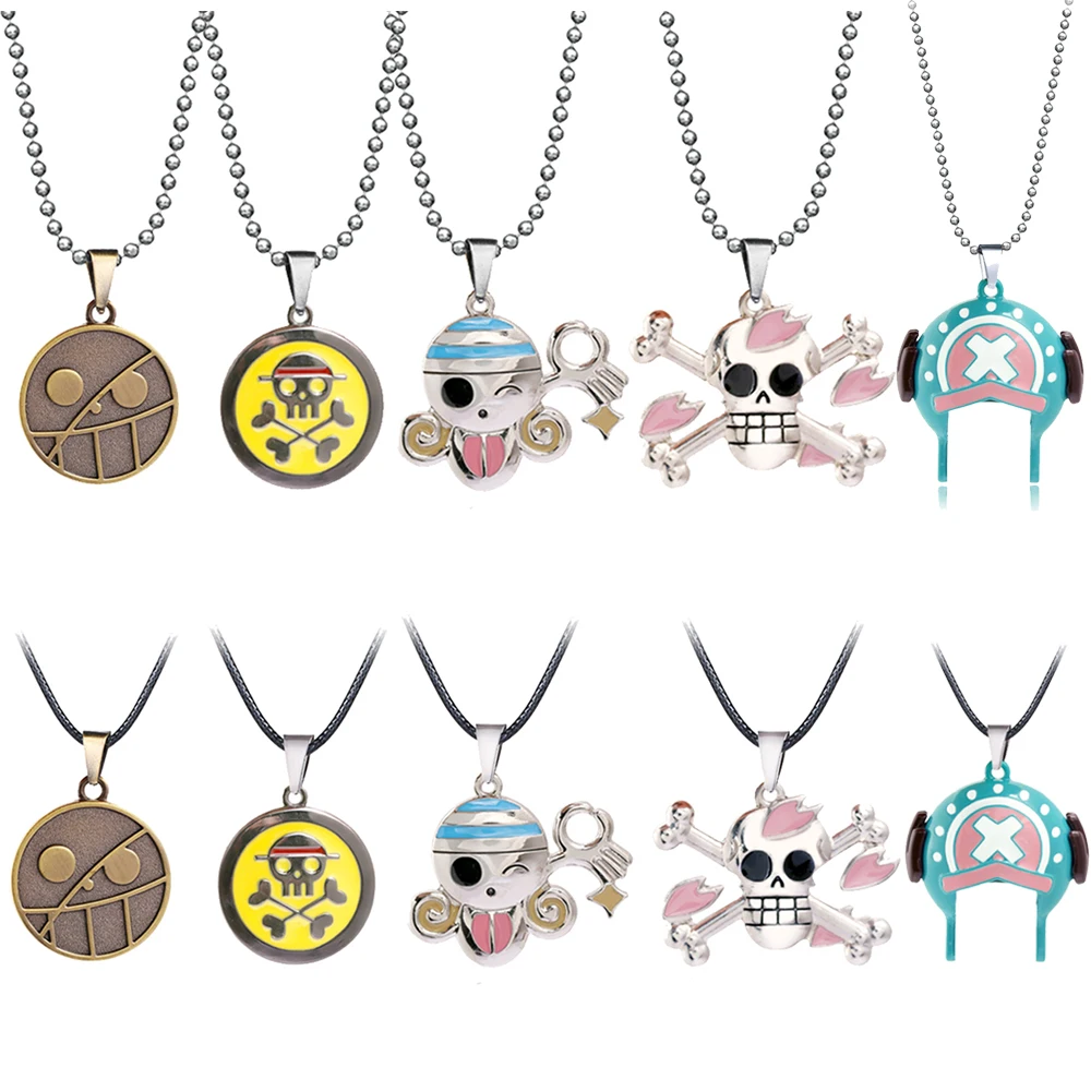 Цепочка с логотипом пиратского флага для мужчин цепочка металлическими бусинами
