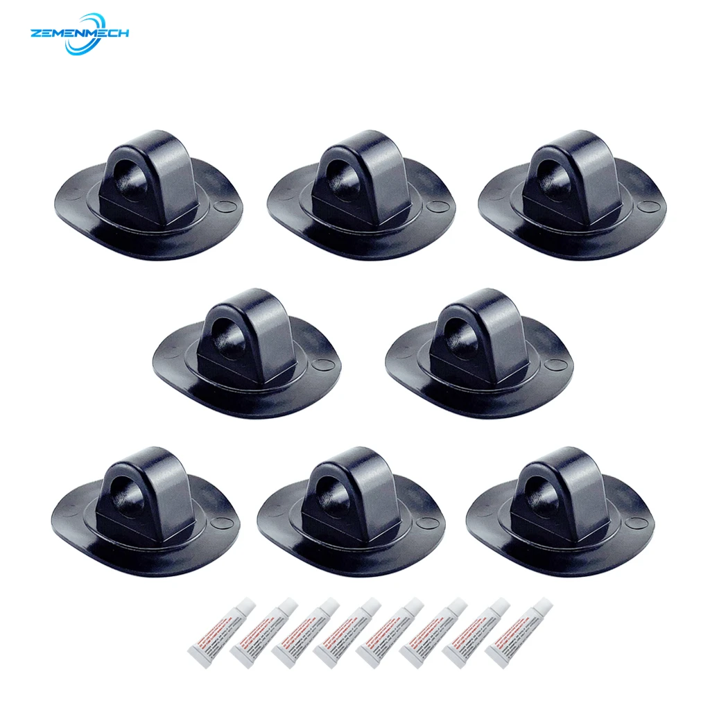 

Держатель для веревки из ПВХ с клеевым зажимом, крючок, веревочная пряжка, безопасные крючки для гребли, лодки, надувной лодки, Каяка, лодки, ...