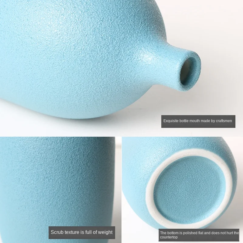 Керамическая ваза Цзиндэчжэнь цветочные вазы для цветов посуда дома современные