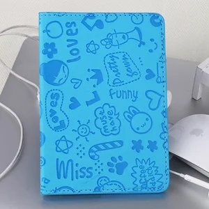 Симпатичная Кожаная Обложка для паспорта, для путешествий, с изображением русских женщин, чехол держатель для паспорта