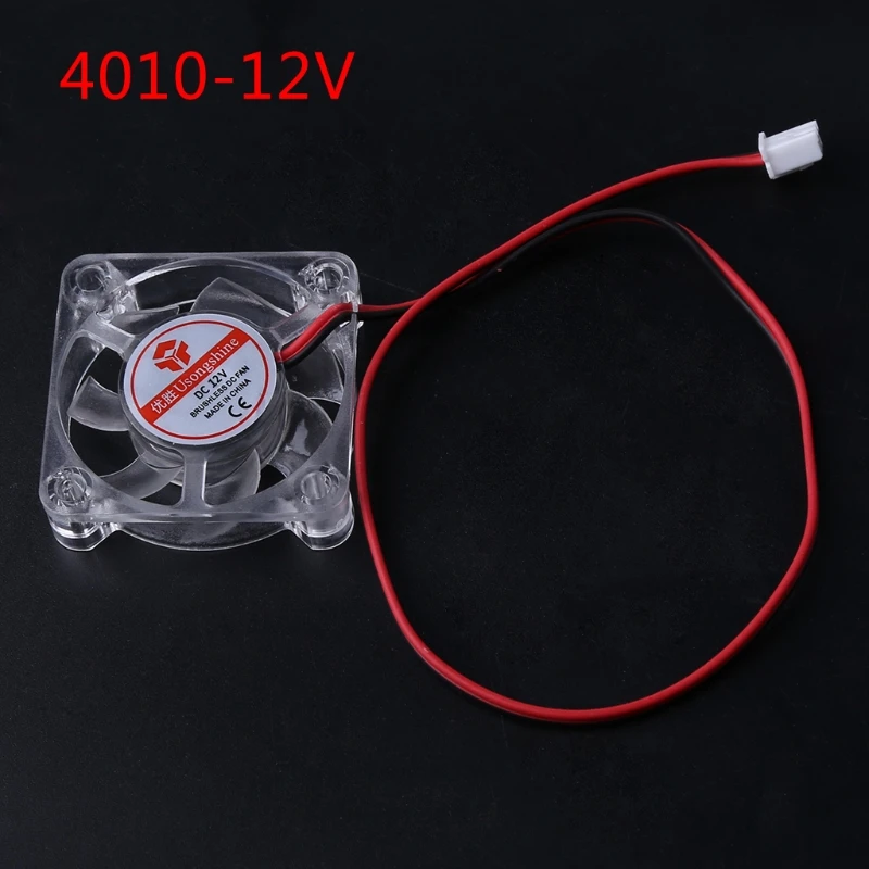 

2510 3010 4010 Cooling Fan LED Fan 12V 24V Silent Luminous Hydraulic Bearing Fan