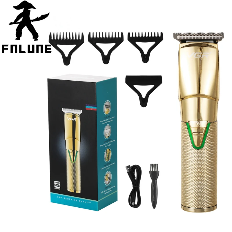 

FnLune Ceramic Blade Electric Hair Clipper Men Barber Trimmer Rechargeable Hair Cutting Machine for Men Low Noise Adult Hair Cut