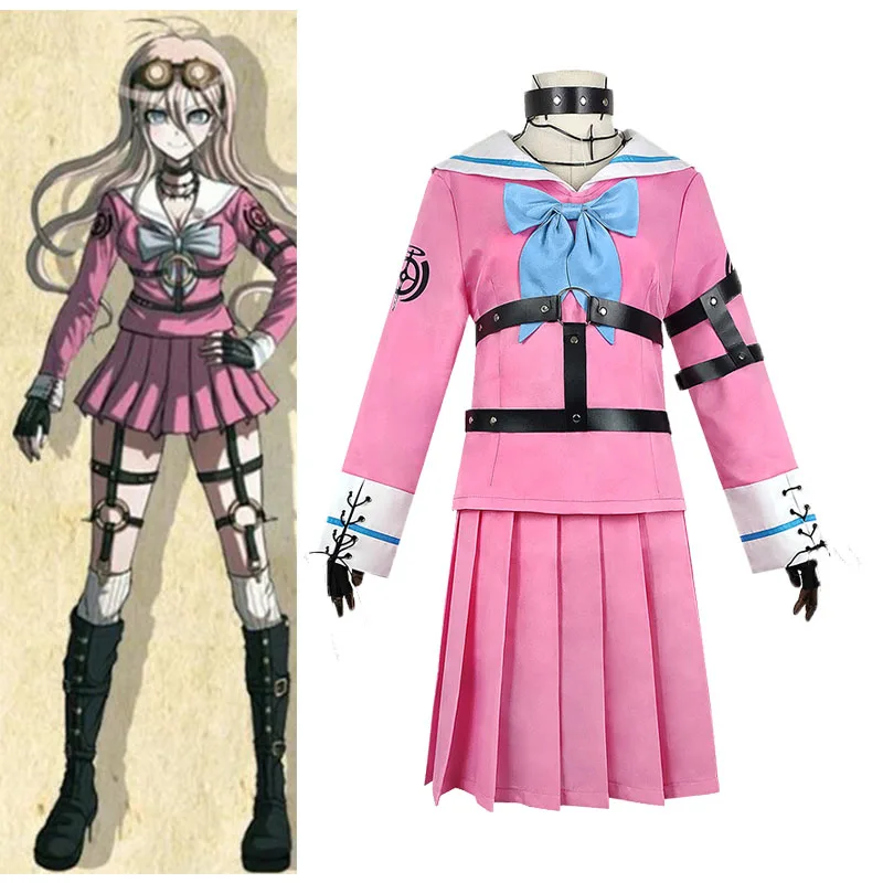 

Anime Cosplay Costume Danganronpa V3:Killing Harmony Miu Iruma School Uniform Halloween Carnival Sailor Uniform Sets