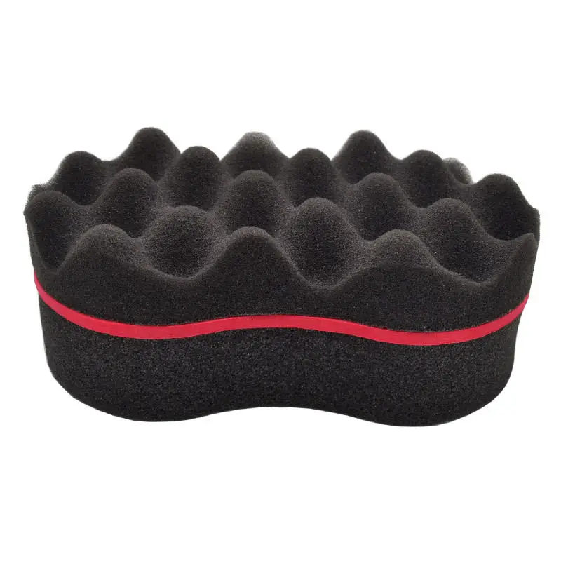 Двусторонняя Парикмахерская Кисть для волос Губка дредс Блокировка спиральная