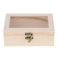 2x wooden jewelry chest storage organizer box for women jewelry box case storage organizer