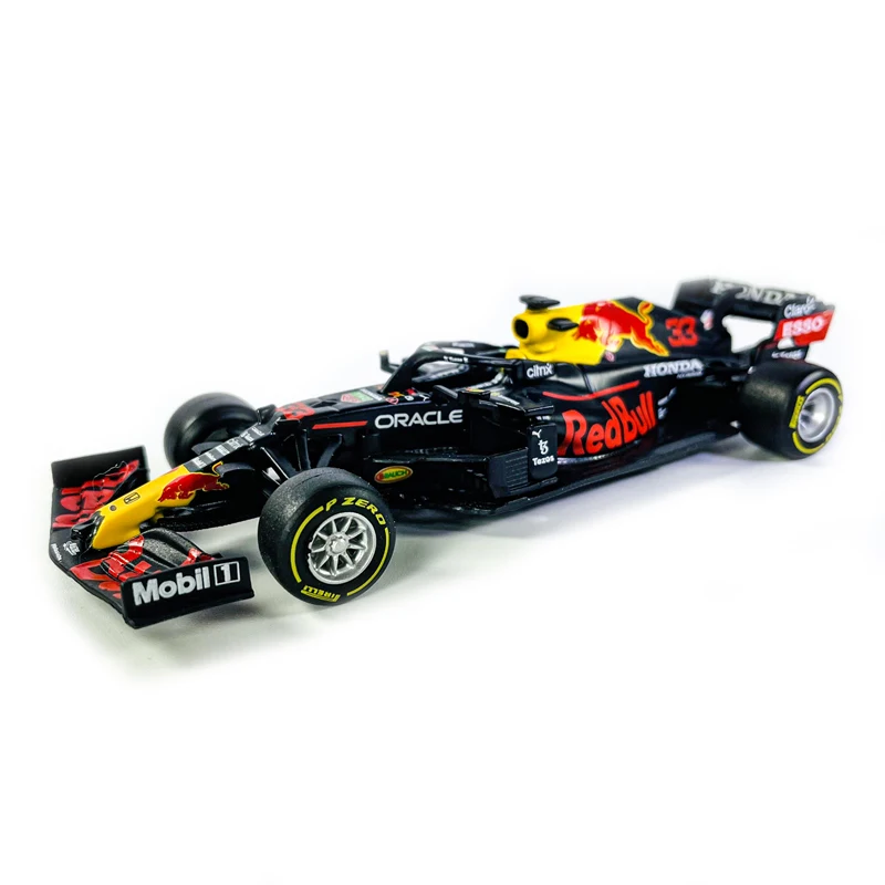 Bburago 1:43 2021 RB16B RB15 RB14 RB13 #33 #11 F1 wyswicigi formulola samoch&oacute;d estatyczna symulacja fundido a presi&oacute;n modelo samochodu stop-0