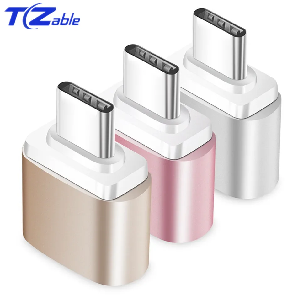 Адаптер OTG с USB C на 2 шт. переходник Type папа 3 0 Мама для MacBook Pro Samsung S10 S9 S8 адаптеры
