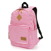women backpack for teenagers girls vintage stylish ladies bag backpack female striped printing cute high quality school bag