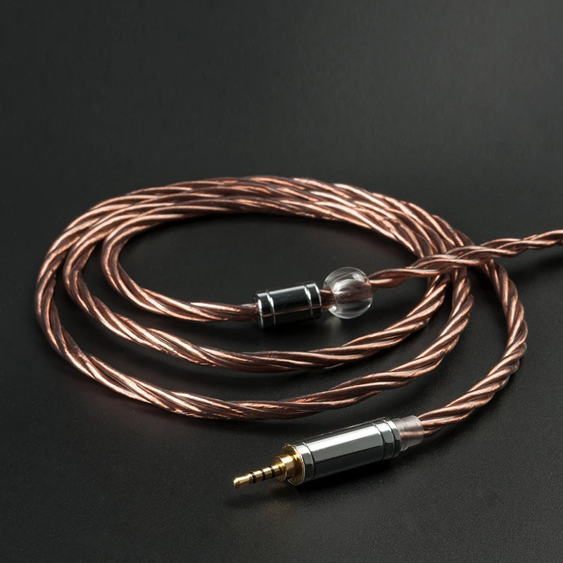 

Yinyoo 4 core 5N UPOCC Single Crystal copper Upgraded Cable MMCX/0.78/QDC 2.5/4.4/3.5MM Connector KZ AS10 ZSX BLON BL03 BL05