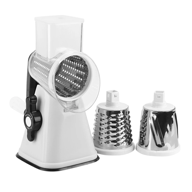 

Manual Vegetable Cutter Slicer Kitchen Accessories Multifunctional Round Rotate Mandoline Slicer Potato Cheese Kitchen