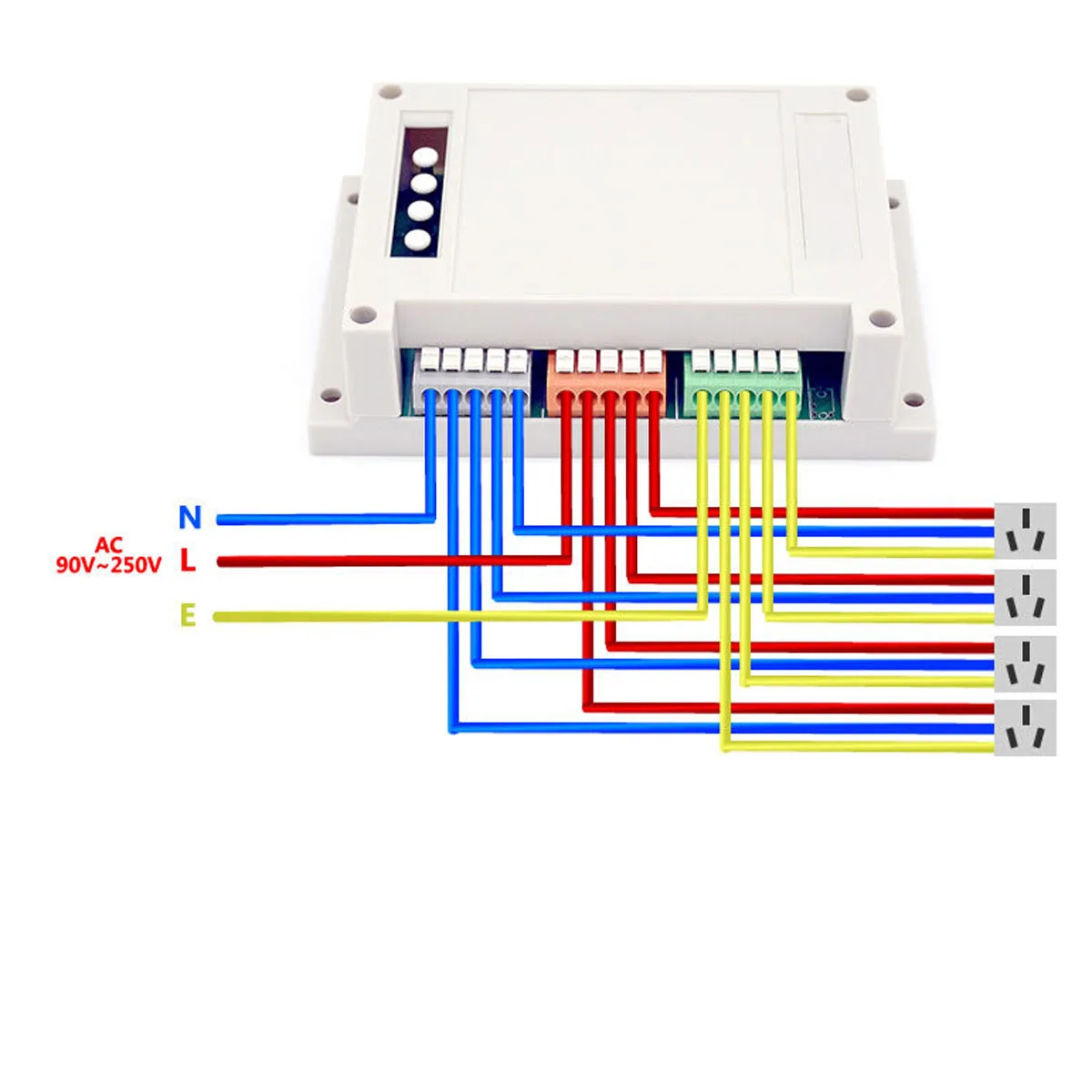 Sonoff 4CH R2 беспроводной многоканальный wifi переключатель независимый пульт дистанционного управления умный дом автоматизация модуль управления Лер 220 В
