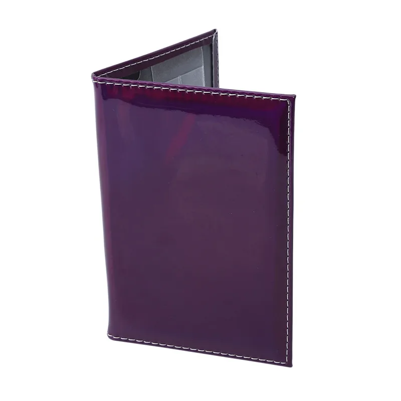 

Hot Sell Holographic Passport Cover Designer Passport Holder Travel Card Holder Case Laser Mirror Passport Holder Card Wallet