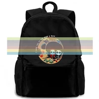 i love you to the moon and back tim burton inspired day of the death printed mens women men backpack laptop travel school