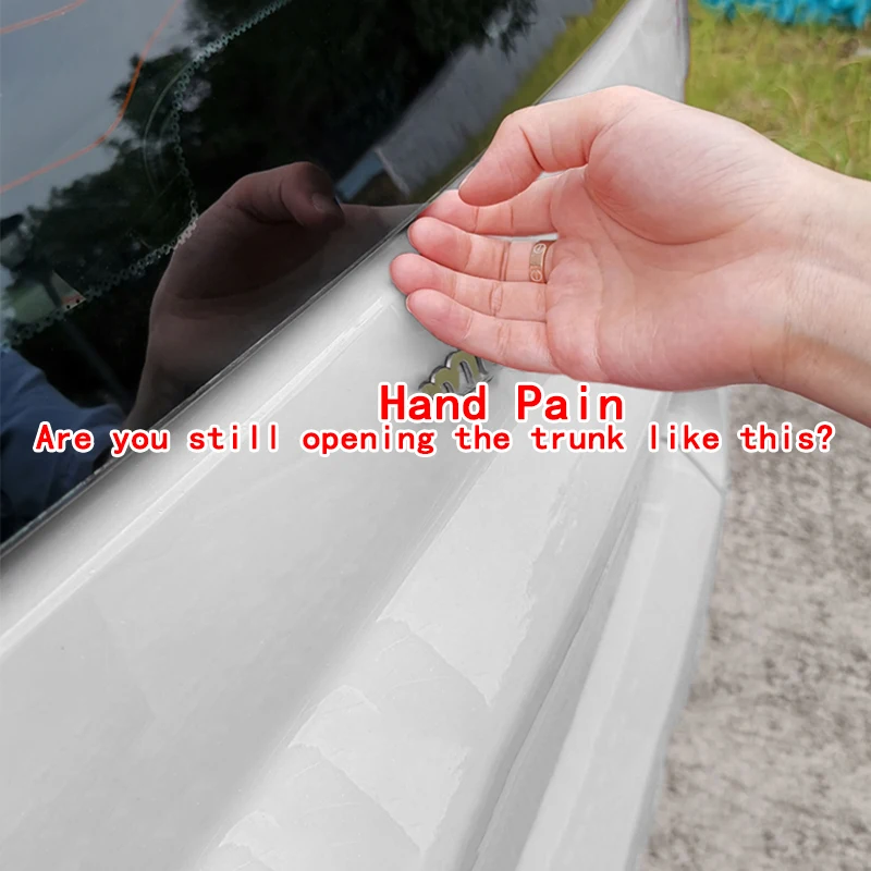 Ручка багажника автомобиля Задняя стеклянная ручка декоративная крышка для Mercedes