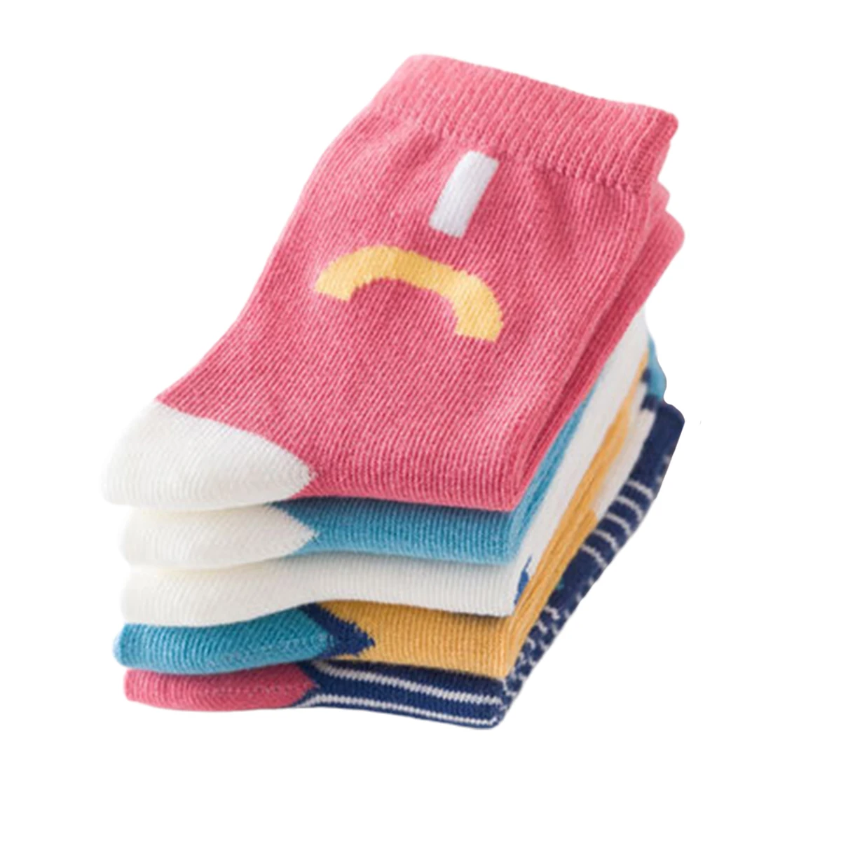 

Toddler Baby Little Kids Girls Boys Cartoon Pattern Cotton Socks Autumn and Winter Fashion Cute Fruit Warm Mid Tube Socks
