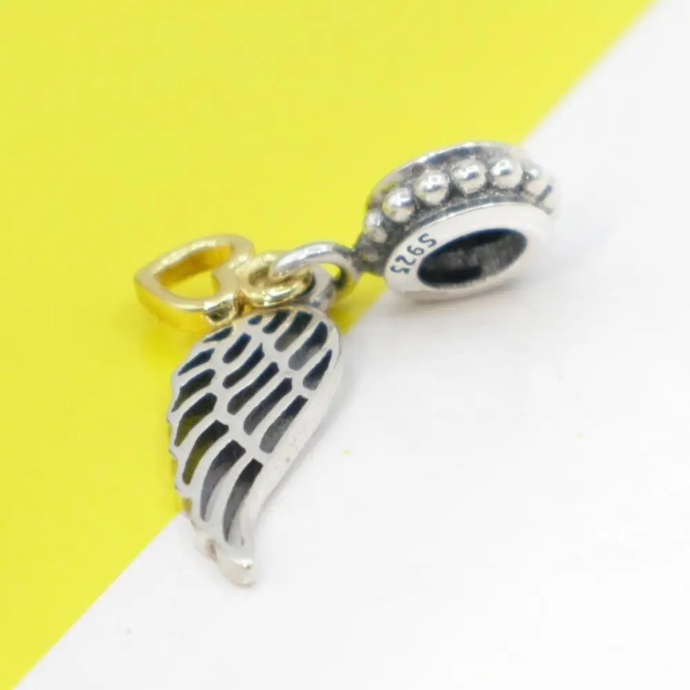 2020 новый оригинальный замок для сердце кулон крылья Ангела из бисера