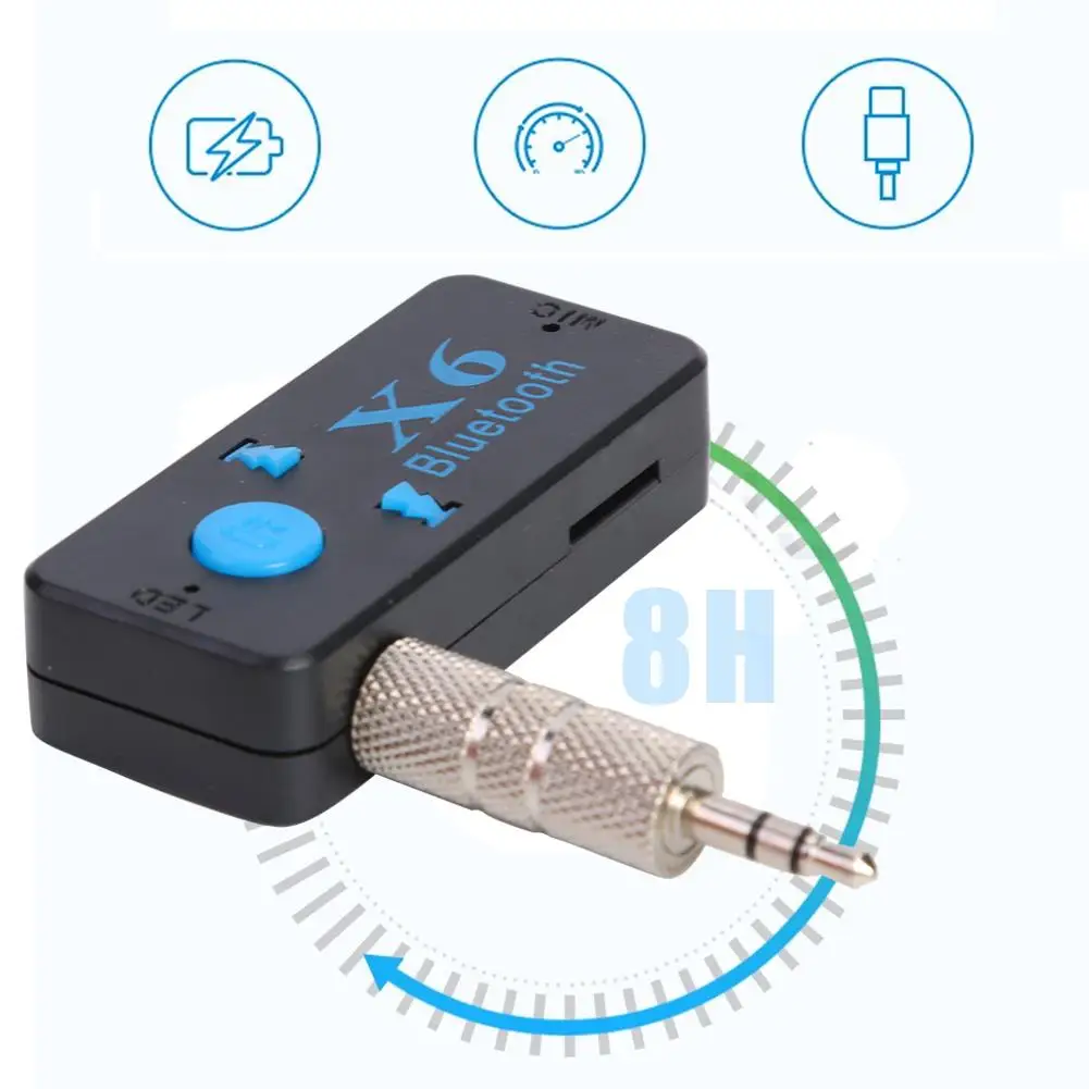 Handsfree беспроводной Bluetooth приемник классический деликатный X6 3 5 мм AUX