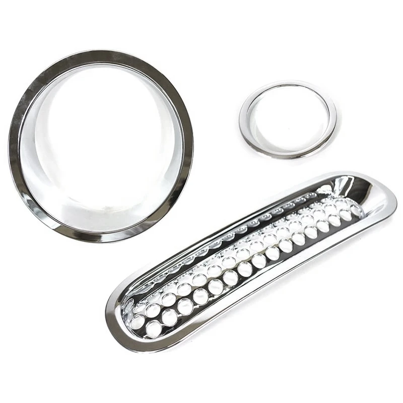 Комплект вставок для решетки радиатора переднего гриля 11 шт. и крышка фары 2007-2017