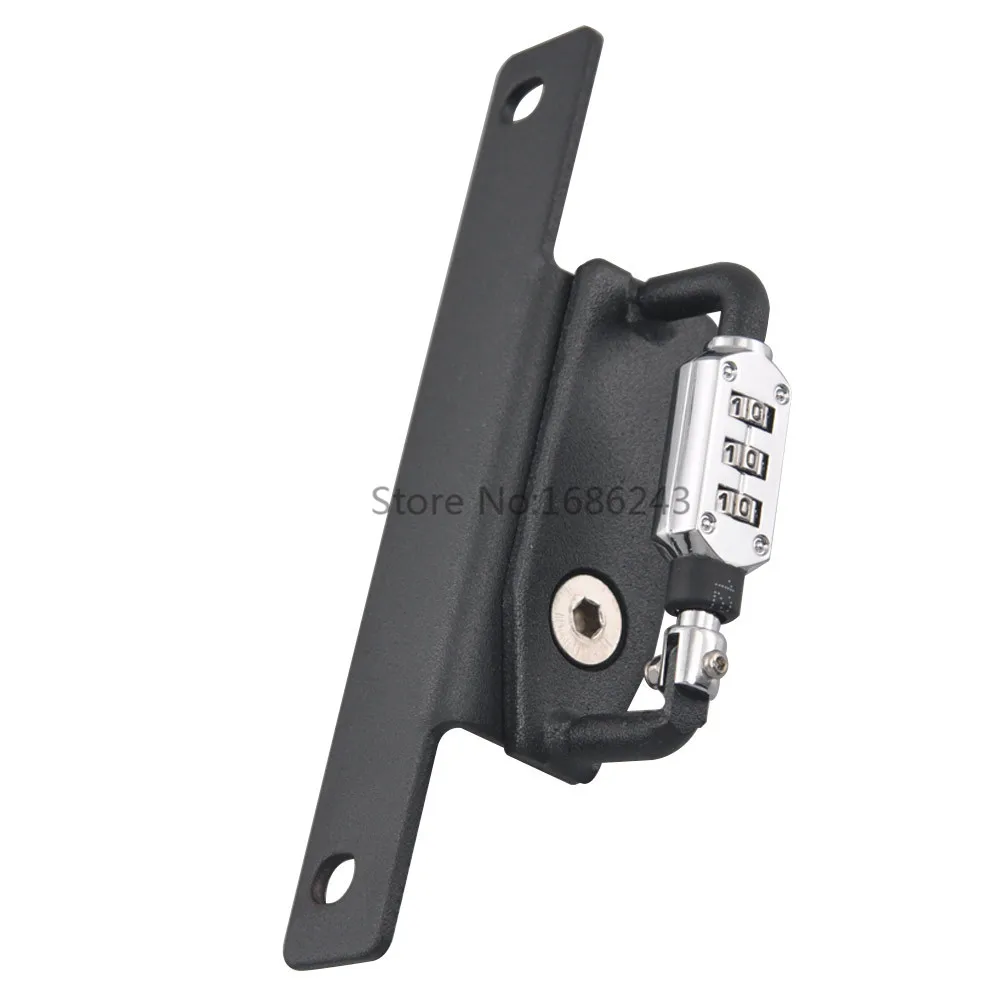 Замок для мотоциклетного шлема жесткий 3-значный строительный замок подвесной