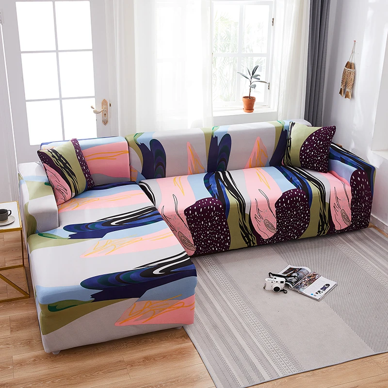 Afervor геометрический чехол для дивана гостиной в разной форме l образный угловой