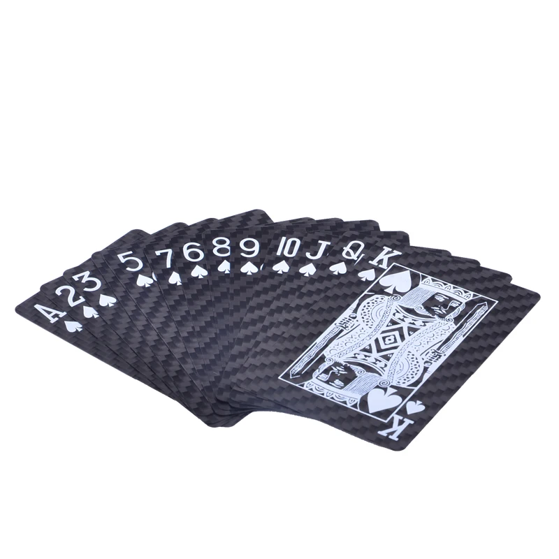 

87x57x0.25mm/pcs Pure Carbon Fiber Playing Card Fibre Poker