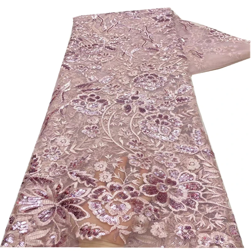 

Африканская кружевная ткань высокого качества, французское Тюлевое Сетчатое кружево с вышивкой для свадебной вечеринки