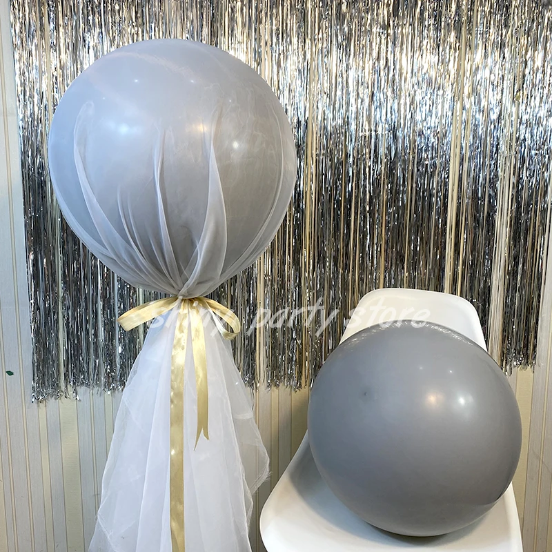 36-дюймовый бело-розовый гигантский Гелиевый шар-Макарон 1 5 м × свадебное