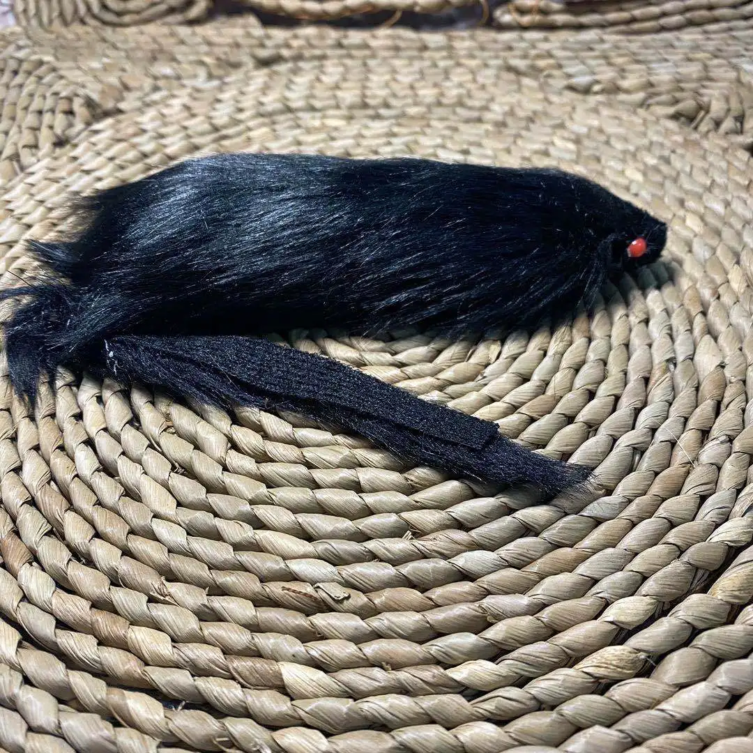 Имитация мыши игрушки для кошек забавная мягкая плюшевая мышь звуковая пищалка