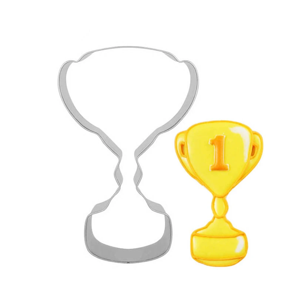 Нержавеющая сталь трафареты для нарезки печенья прессформы на Кубок мира