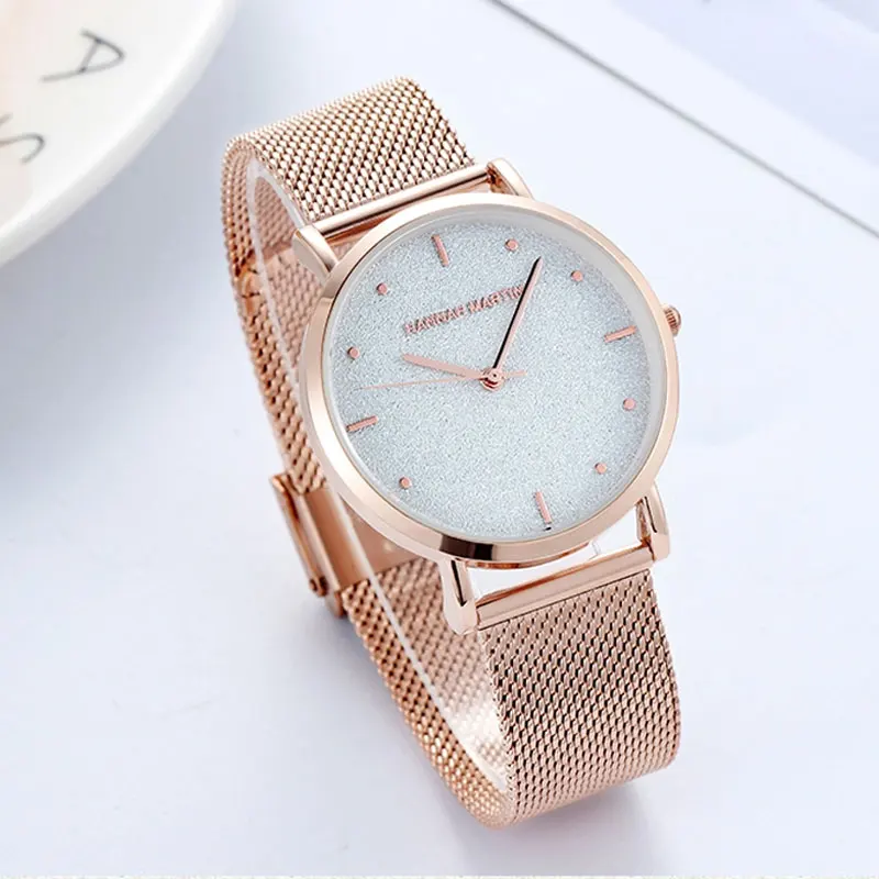 

Starry Sky Watch Women Lady Watches For Female Casual Quartz Stainless Steel Band Analog Clock Luxury Wristwatch Montres Femmes