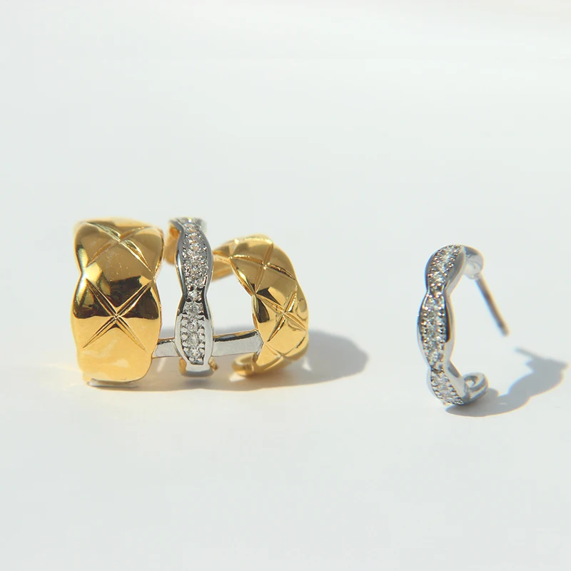 Тонкие серьги GHIDBK в стиле Звезд набор уникальных дизайнерских сережек ручной